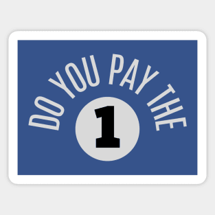 Do You Pay The 1 / Funny Magic The Gathering Shirt / MTG T-Shirt / Rhystic Study Do You Pay The One Shirt / Gift for MTG Fan Sticker